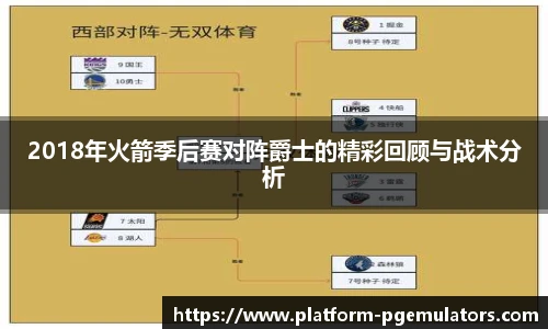 2018年火箭季后赛对阵爵士的精彩回顾与战术分析